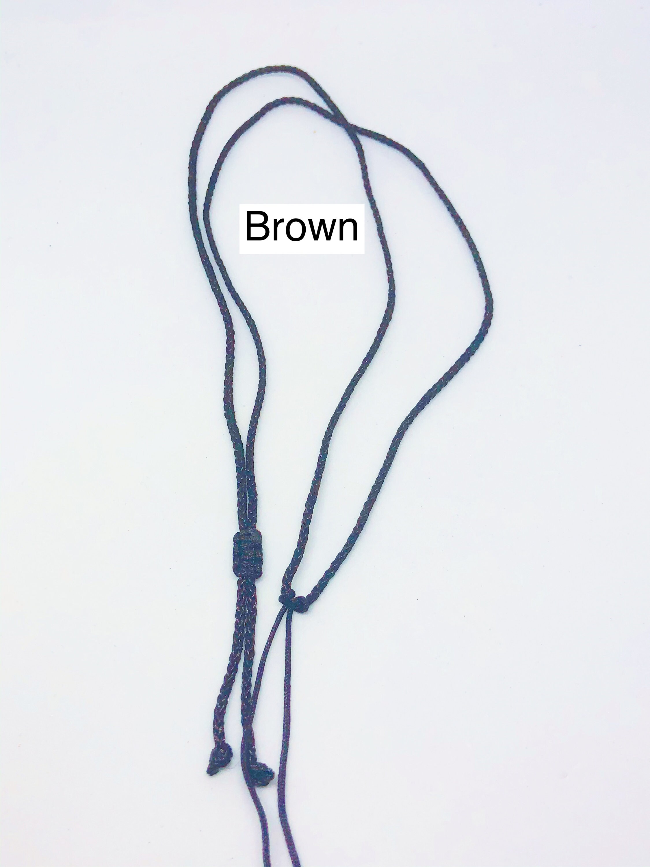 Simple Adjustable String Necklace 3 Colors - Etsy