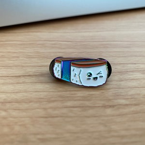 Spam Musubi Rainbow Enamel Pin