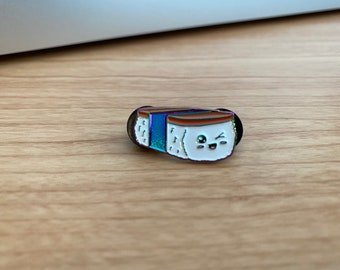 Spam Musubi Rainbow Enamel Pin