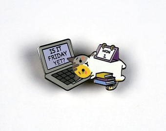 Kawaii Cat Enamel Pin