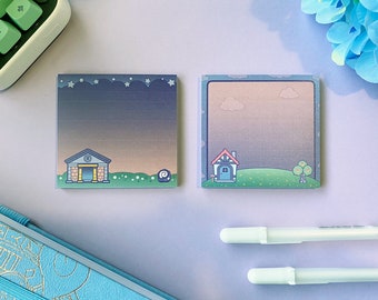 Lofi Sticky Notes | 3 x 3 Sticky Notes | 3 x 3 Post-It Notes | Stationery