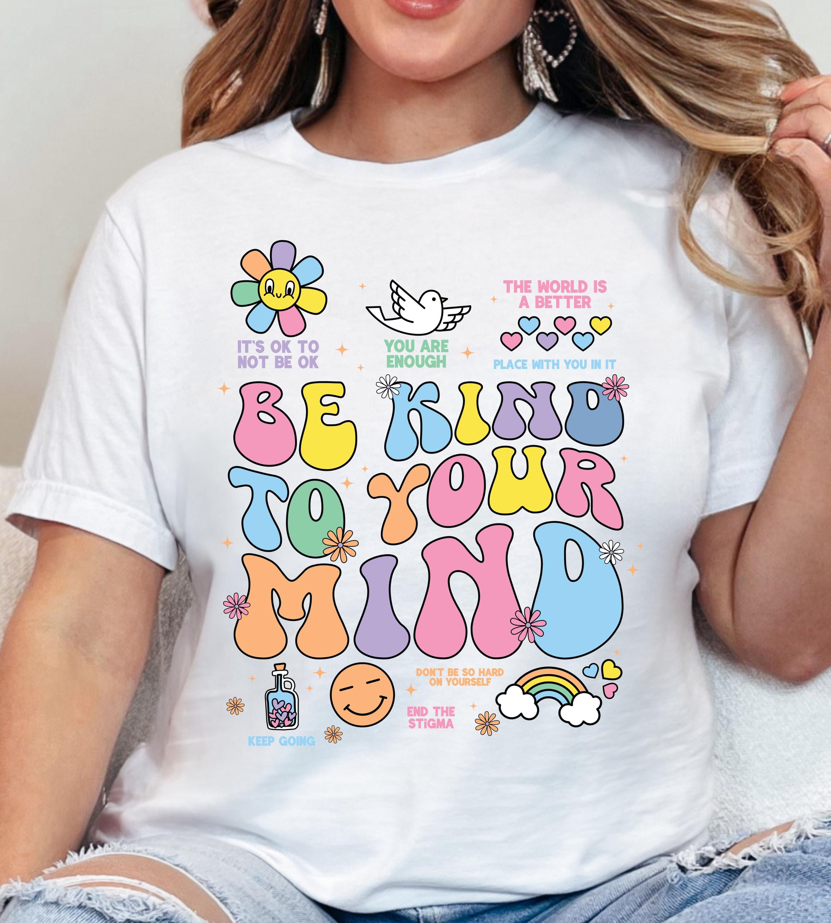Mental Health Premade Gang Sheet Mental Health Gang Sheet dtf Gang 