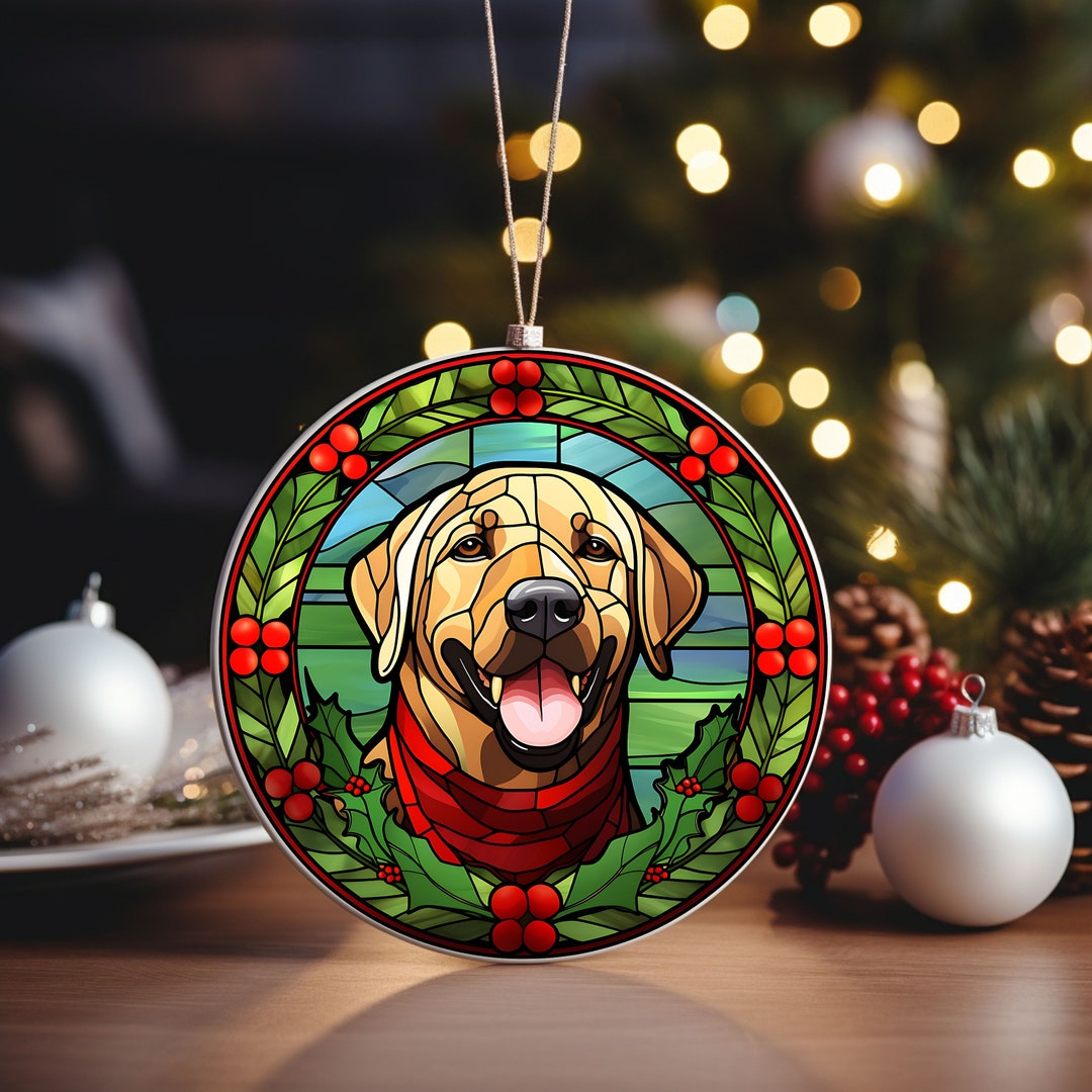 Dog Stained Glass Christmas Memorial Gift, Rainbow Bridge Sun, Pet ...
