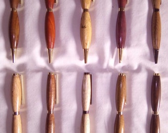 Handmade Wooden Pens Assorted Exotic Woods