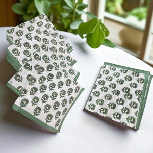 Set of  Cotton Table Napkins | Reusable Cloth Napkins | Eco-Friendly | Washable Dinner Napkins for Dining, Kitchen & Events