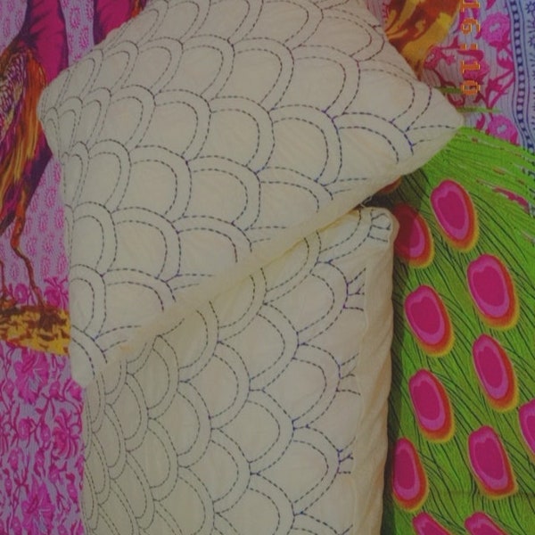 Cubierta del cojín, cubierta del cojín bordada, caja de la almohada del arte de la flor, decoración de la almohada escandinava, caja de la almohada de la tela natural, almohada del tirón