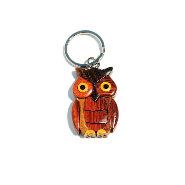 Owl Keychain | Owl Key Chain | Owl Keyring | Owl Gift | Owl Key Charm | Handcrafted Key Chain | Owl Lovers