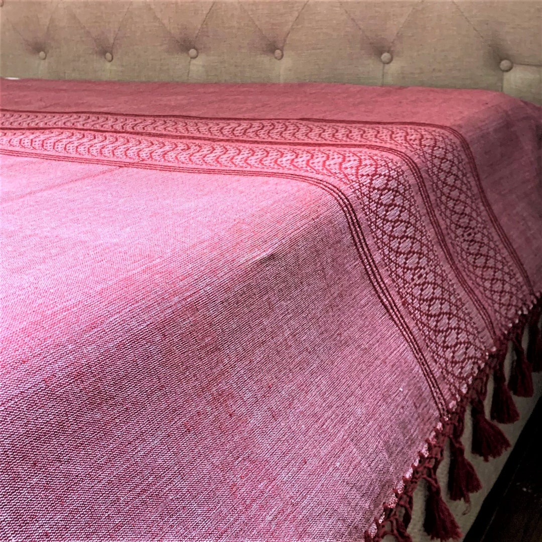 Handmade Mexican Bedspreads Fullsized Lightweight Bedcovers 1