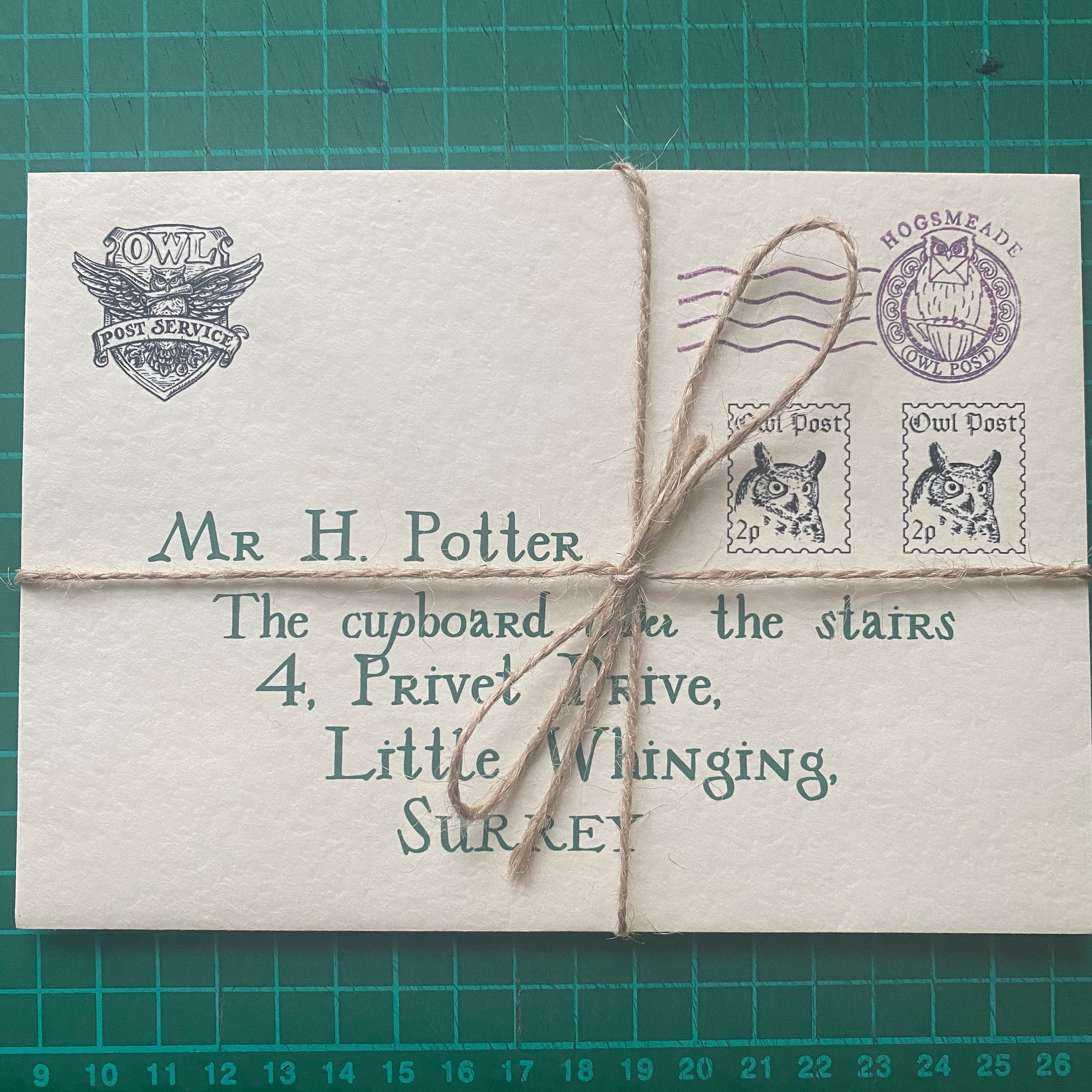 Personalised Hogwarts Acceptance Letter