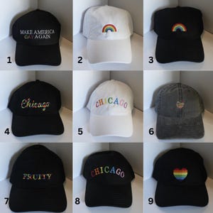 Embroidered Pride Hats