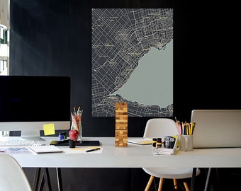 Mappa urbana della Grande Area di Toronto