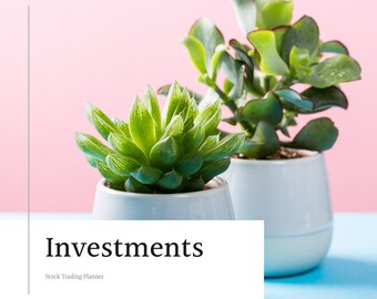 Pianificatore di investimenti azionari (digitale/stampabile)