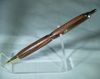 golden Gloove click pen dressed in hand turned Kings wood