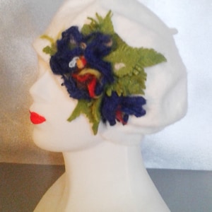 winter light wool beret