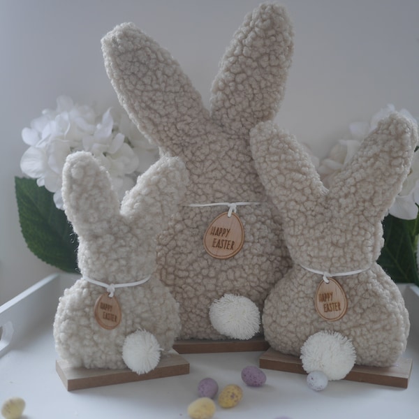 Easter Bunny 3 sizes | Boucle Decoration | Boucle Bunny | Bunny Decoration | Rabbit Decoration | Easter Decoration