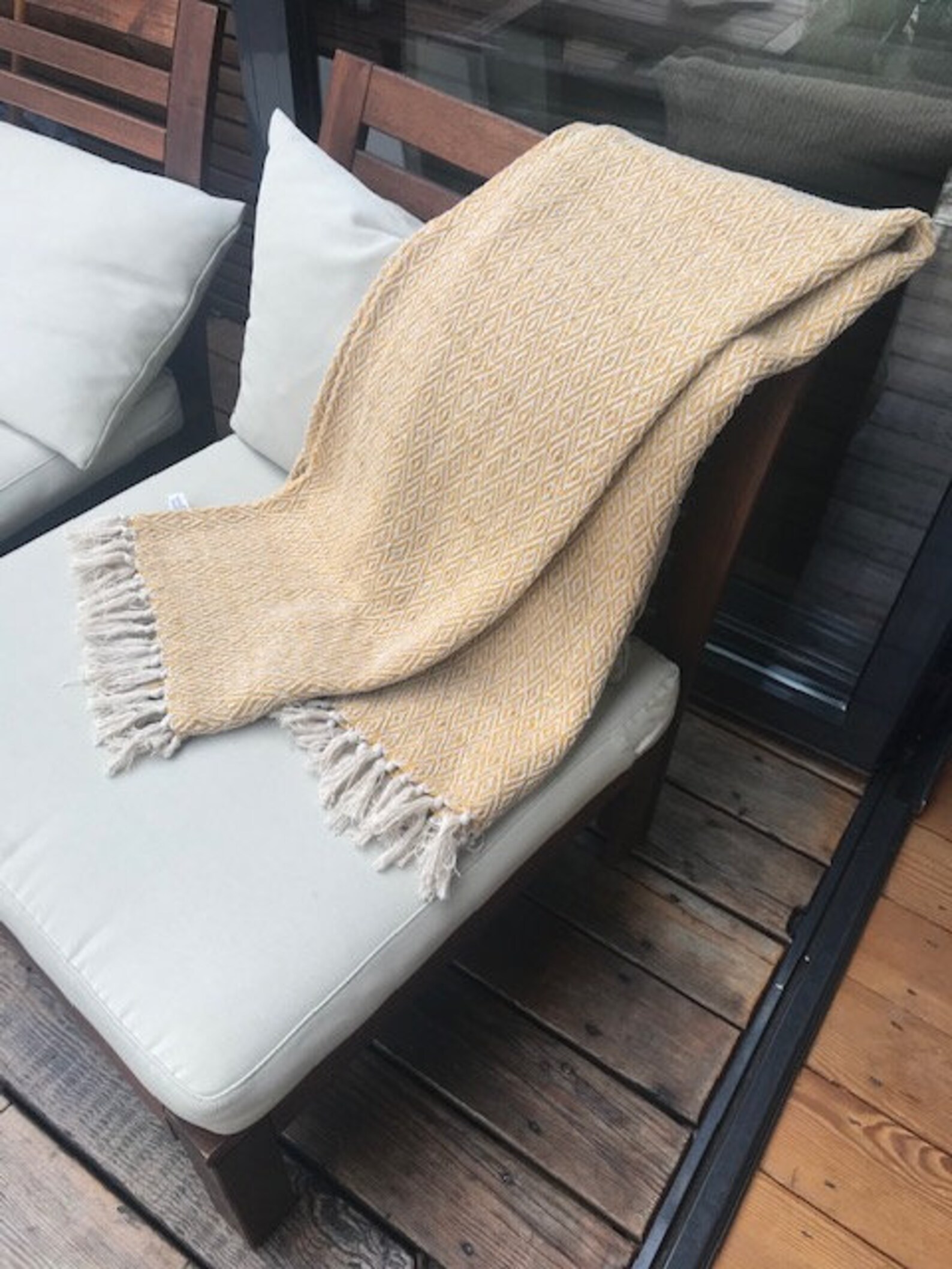 Boho Mustard Throw/ Blanket Etsy