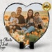 PHOTO SLATE HEART shape rock Personalised Photo Gift