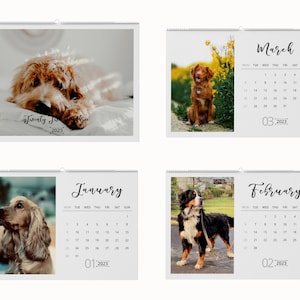 Custom Calendar, Upload 13 Images , Build Personalised Calendar, A4 Size, Any Occasion Gift Idea, Wall  Photo Calendar High Quality Product