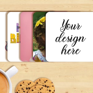 Personalised Photo Coaster: Custom Image, Logo, or Text