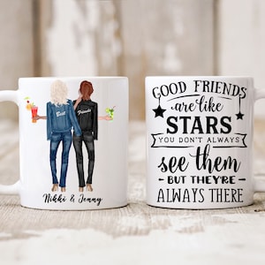 Beste vriend Mok, Gepersonaliseerde Cocktail Beastie Cup, Keramische Beste Vriend Quote Mok, BFF Gift