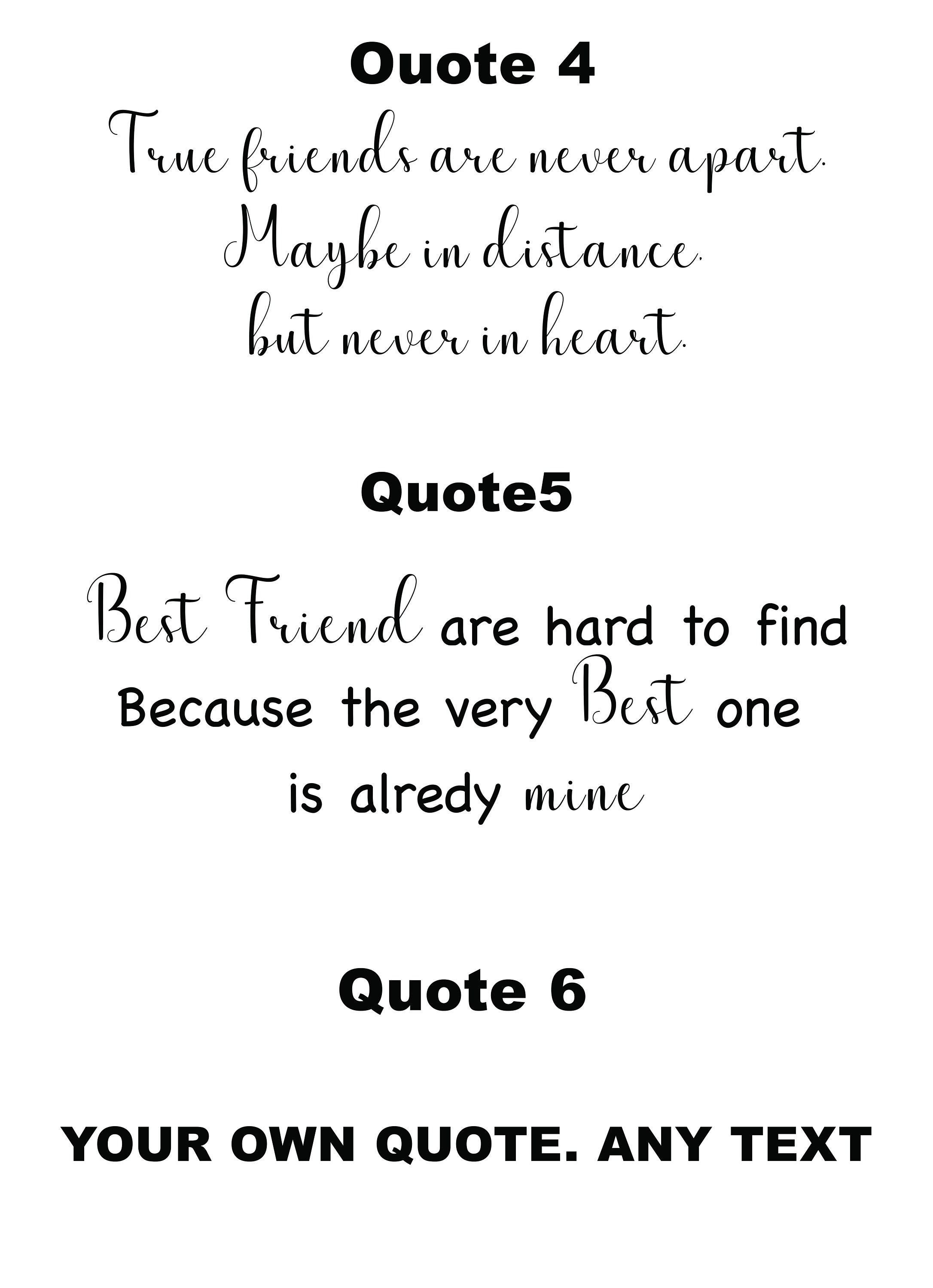 Personalised Best Friend Tshirt Different Quotes Etsy