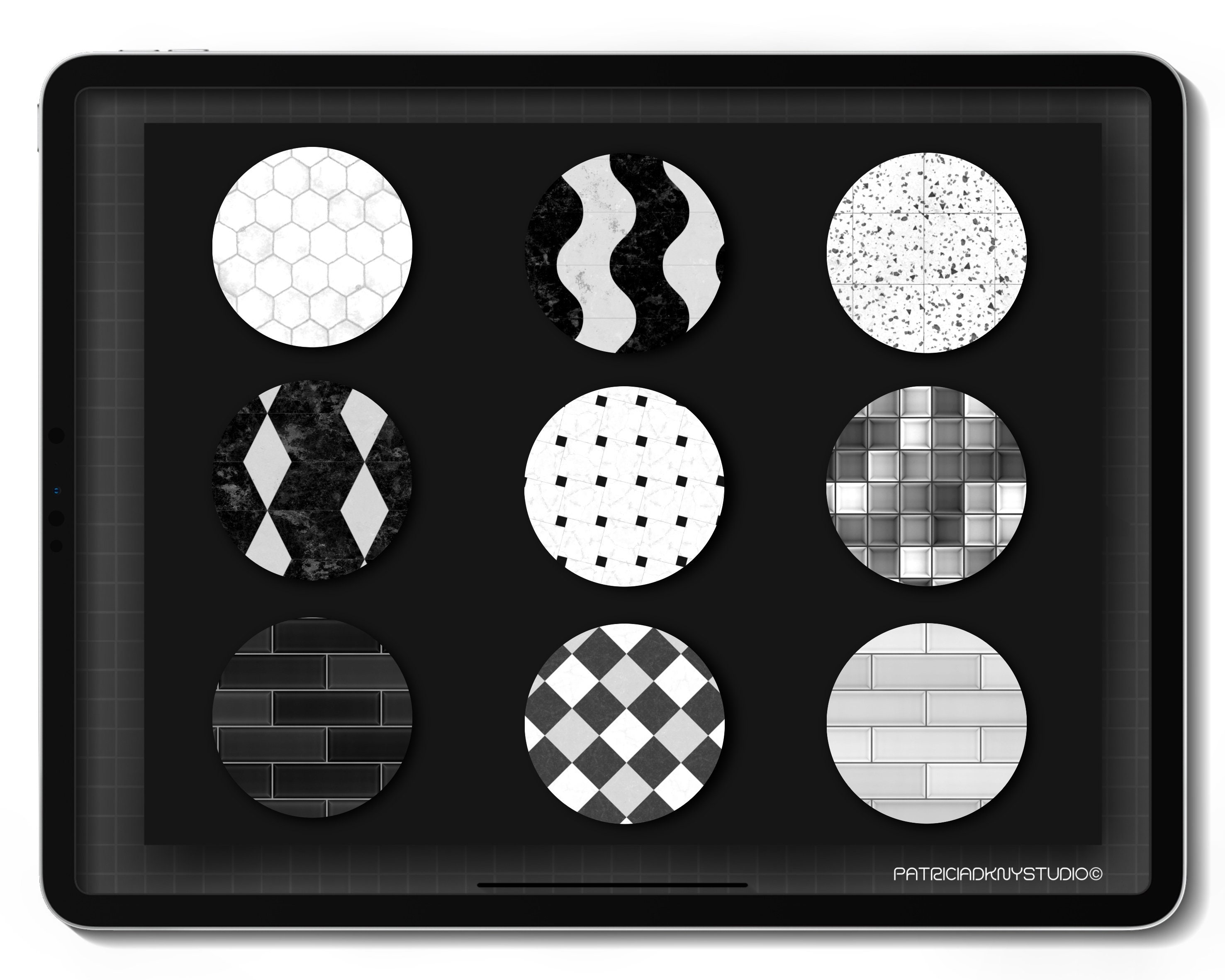 Procreate Texture Brush - Seamless Tile Texture, Realistic, High ...