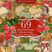 Christmas Junk Journal kit,Vintage Printable Cards, Ephemera,Santa Scrapbook,Xmas tags,digital paper, printable pockets and envelopes 