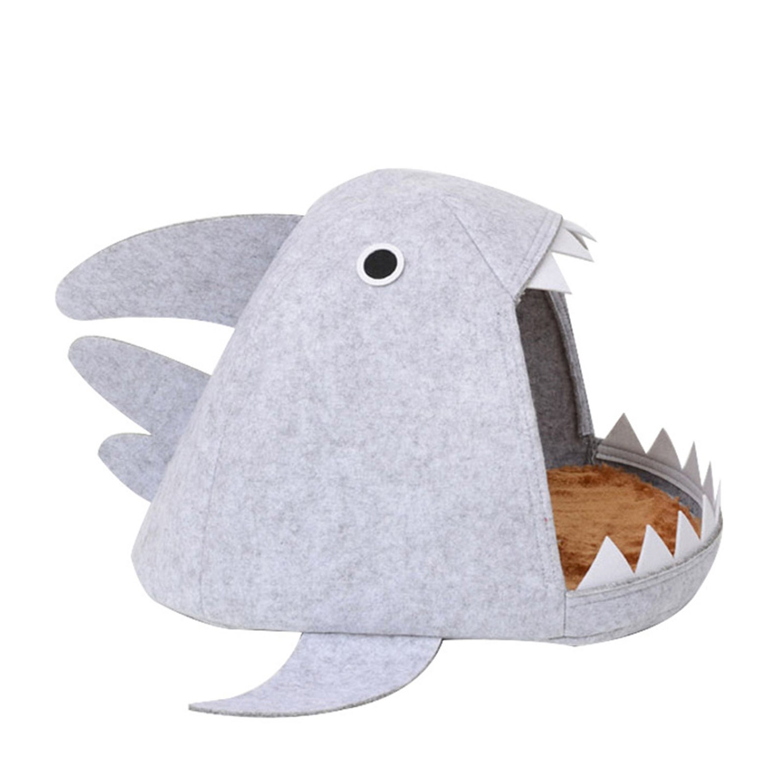 Shark Cat Cave Bed Cat Wool Bed Wool Felt Cat Cave Cat Bed Etsy