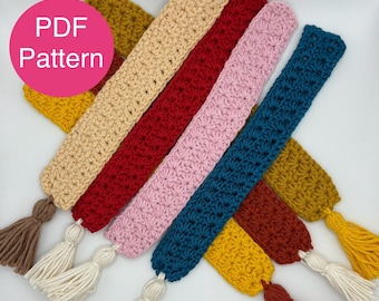 Crochet bookmark pattern - star stitch