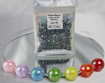 Crystal AB Hot Fix Rhinestones SS10