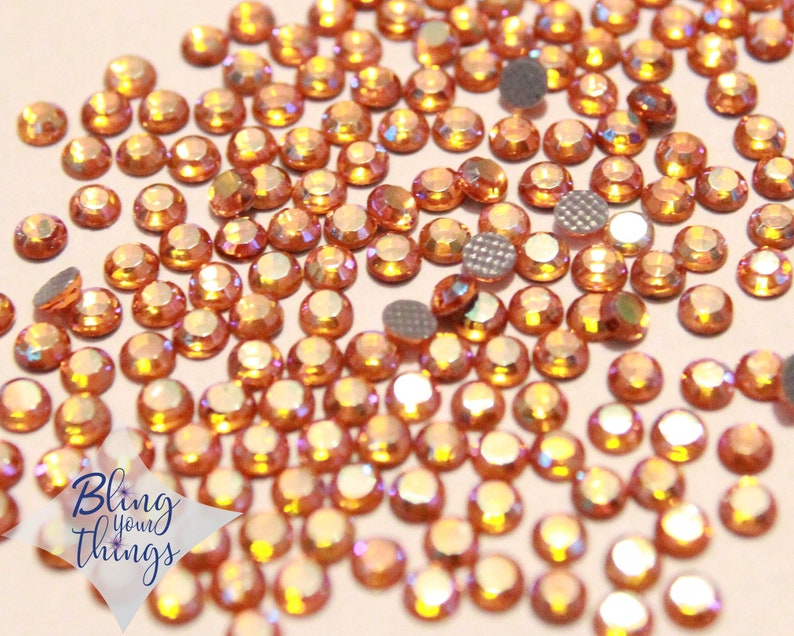 AB Orange SS10-5A Korean HotFix Rhinestones Hot Fix Rhinestones