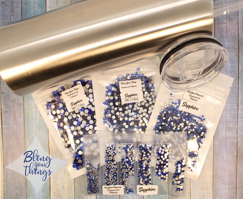 Flatback Rhinestone Tumbler Kit With 20 Oz Tumbler You Pick Etsy