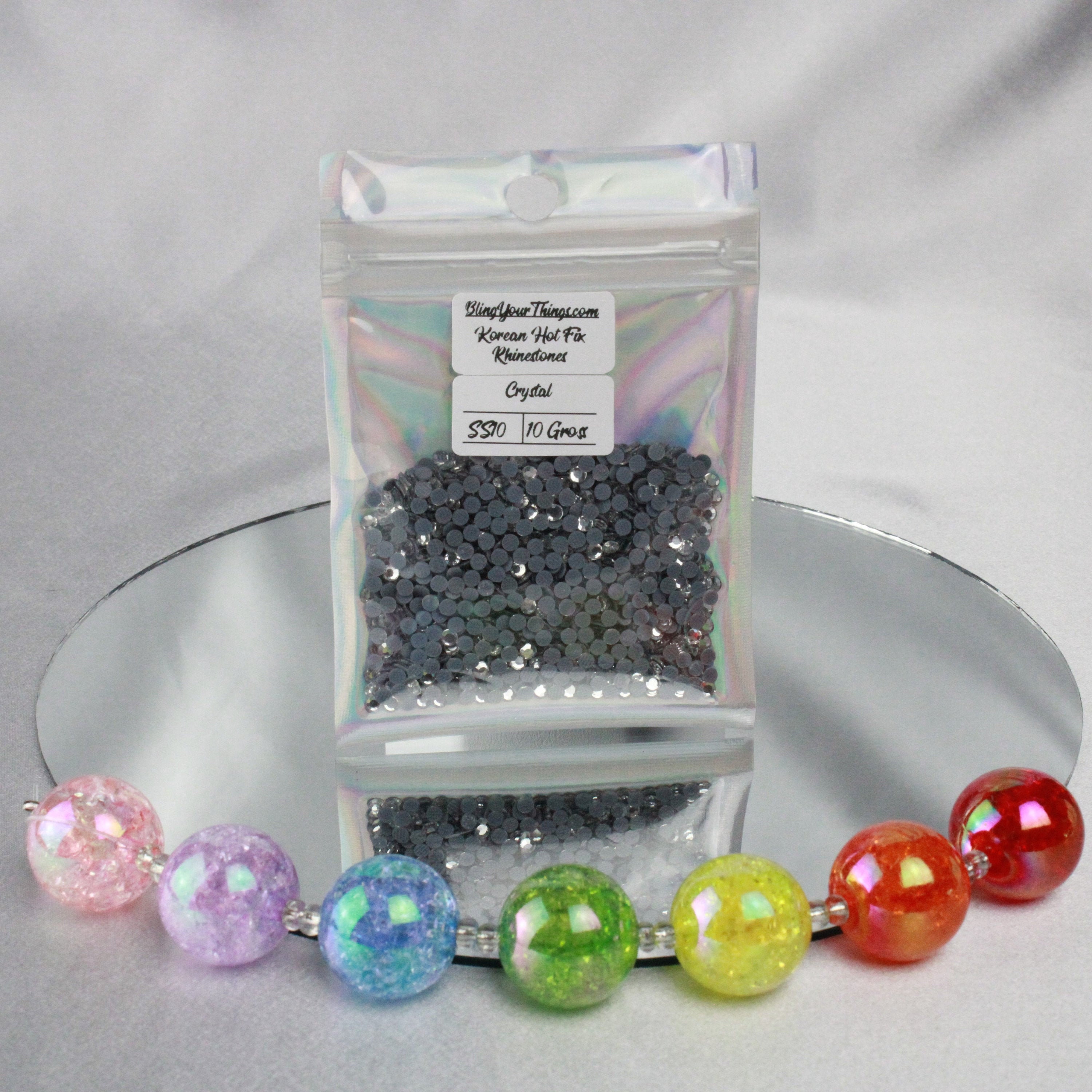 Korean 5A Low Lead Hot-Fix Crystal SS34 Rhinestones 5-Gross