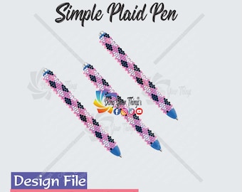 Motif carreaux strass pour stylos gel, motif stylo strass à dos plat