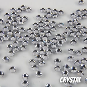 Crystal  Diamond Cut Hotfix Rhinestones Glass Hotfix Rhinestones 10 Gross High Quality Faceted DIY Bling Embellishments