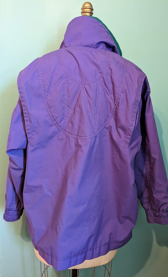 vintage london fog winter fall spring purple and … - image 4