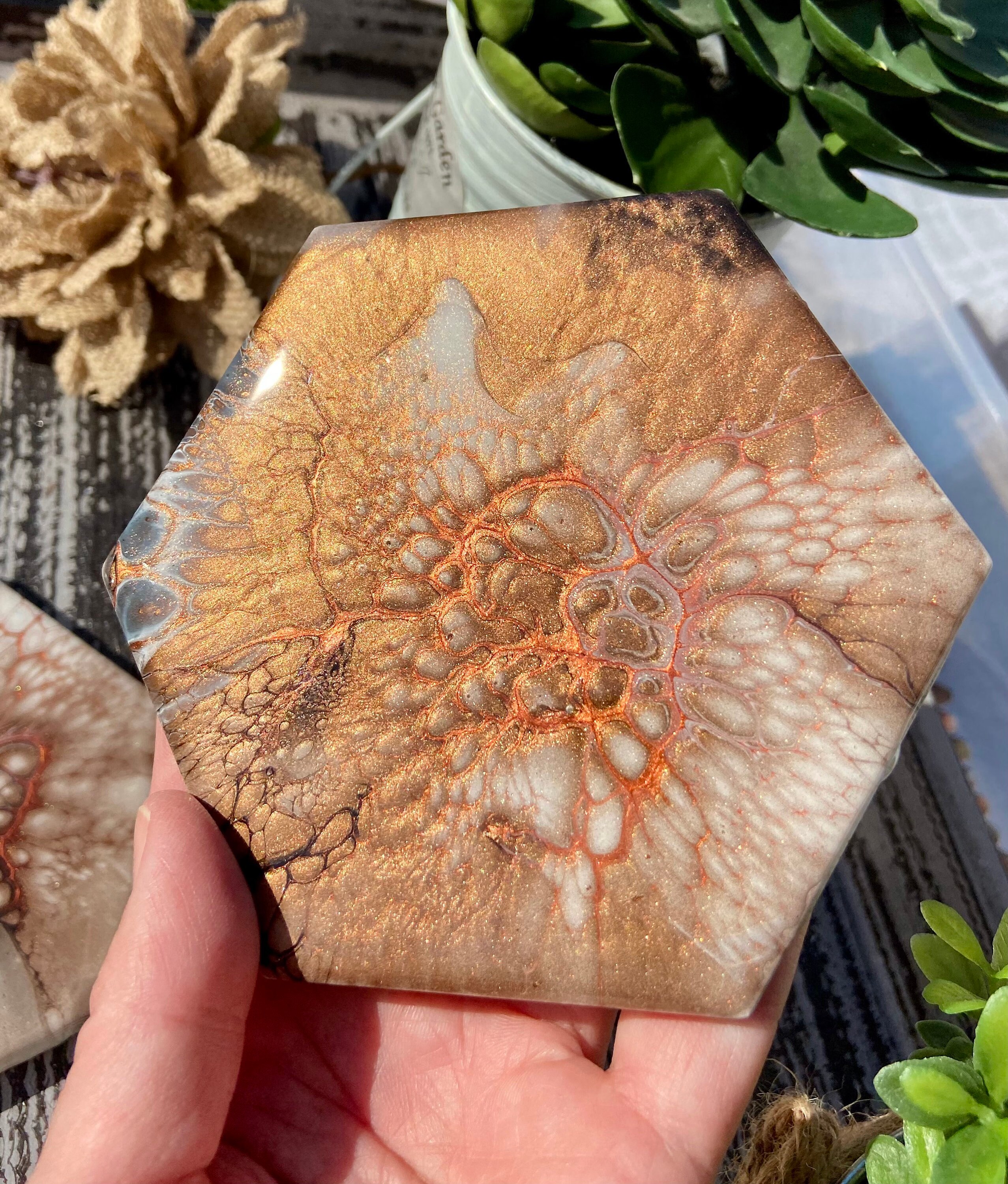 Hand Painted Ceramic Coasters Etsy