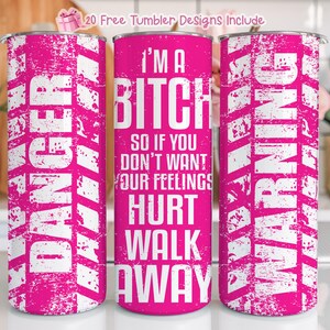 Sassy Sarcastic Sparkly Tumbler Wrap PNG Design Sublimation Wrap 20oz Skinny Tumbler Digital Download