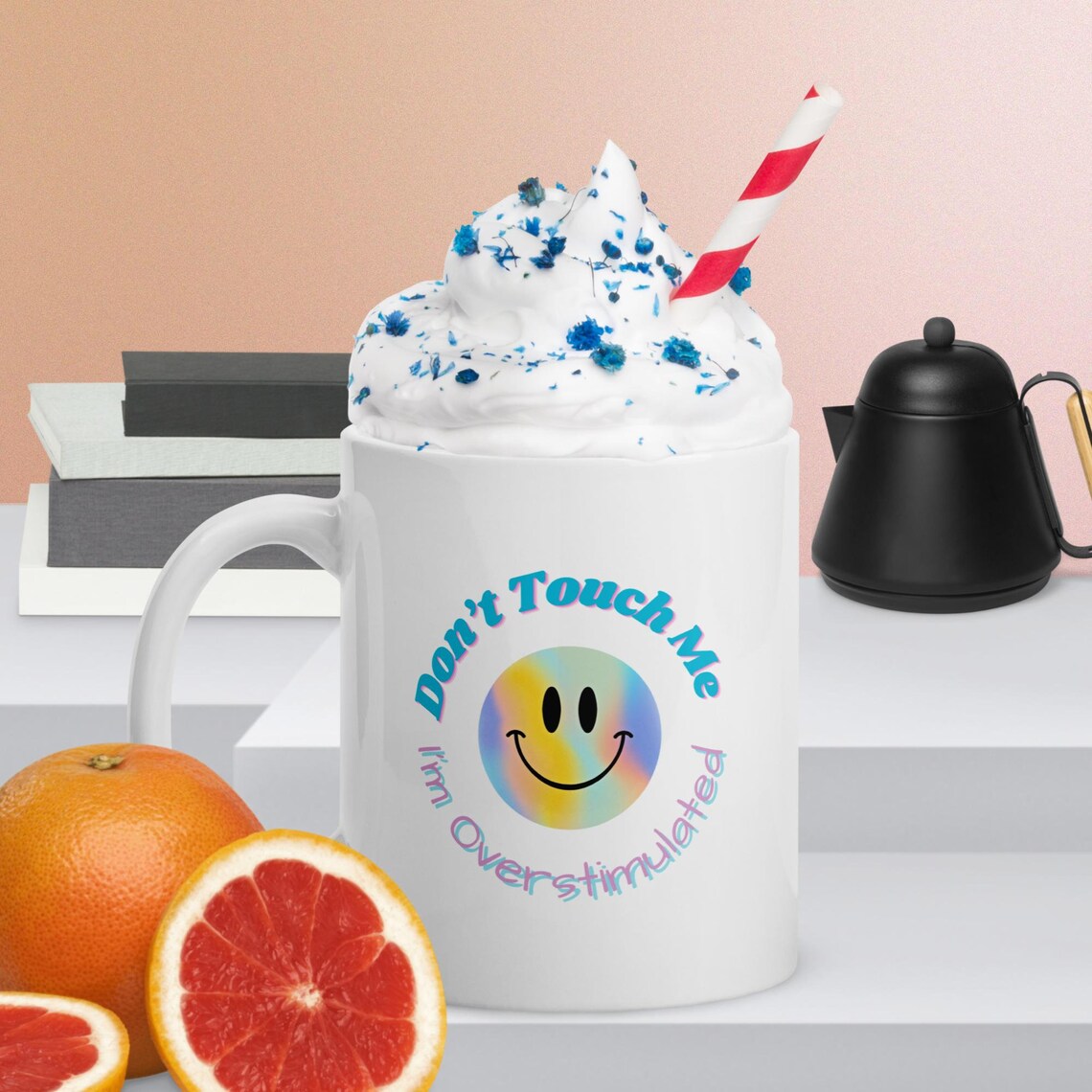 ADHD Mug, Autism Cup, Don't Touch Me, Neurodiversity Mug ...