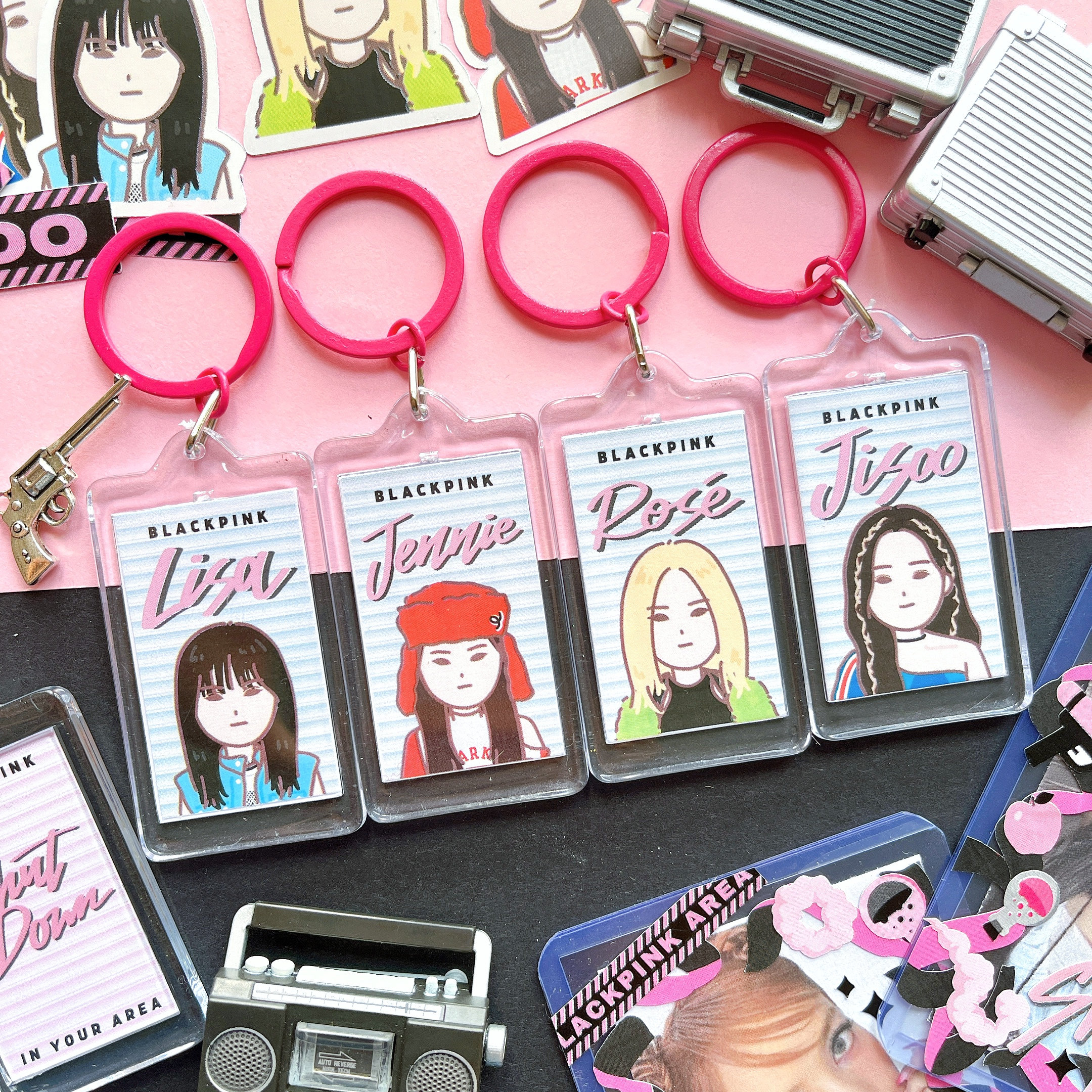 Porte Clef Blackpink, Blackpink Lisa Porte Clé, Kpop Porte Clef