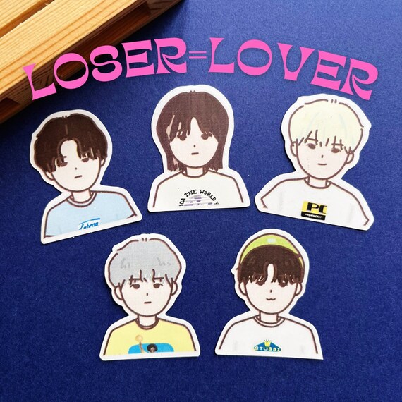 Kpop TXT loser lover sticker / txt sticker/ txt cartoon / txt - Etsy México