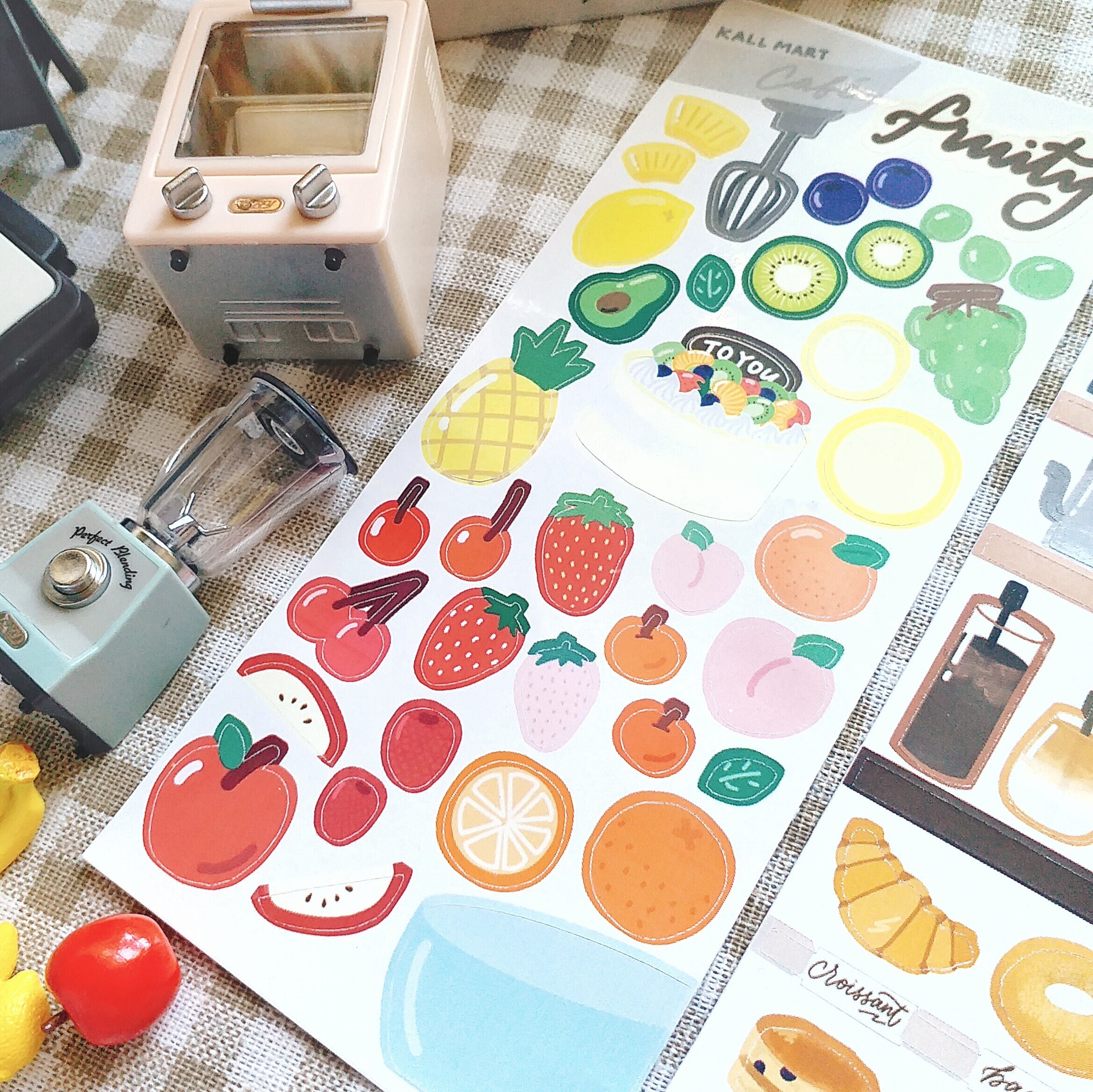 Fruit Sticker / Kpop Photocard Decoration / Food Illustration ...