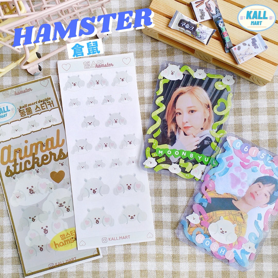 Cute Animal Illustration Stickers / Korean Stickers/ Cute Etsy