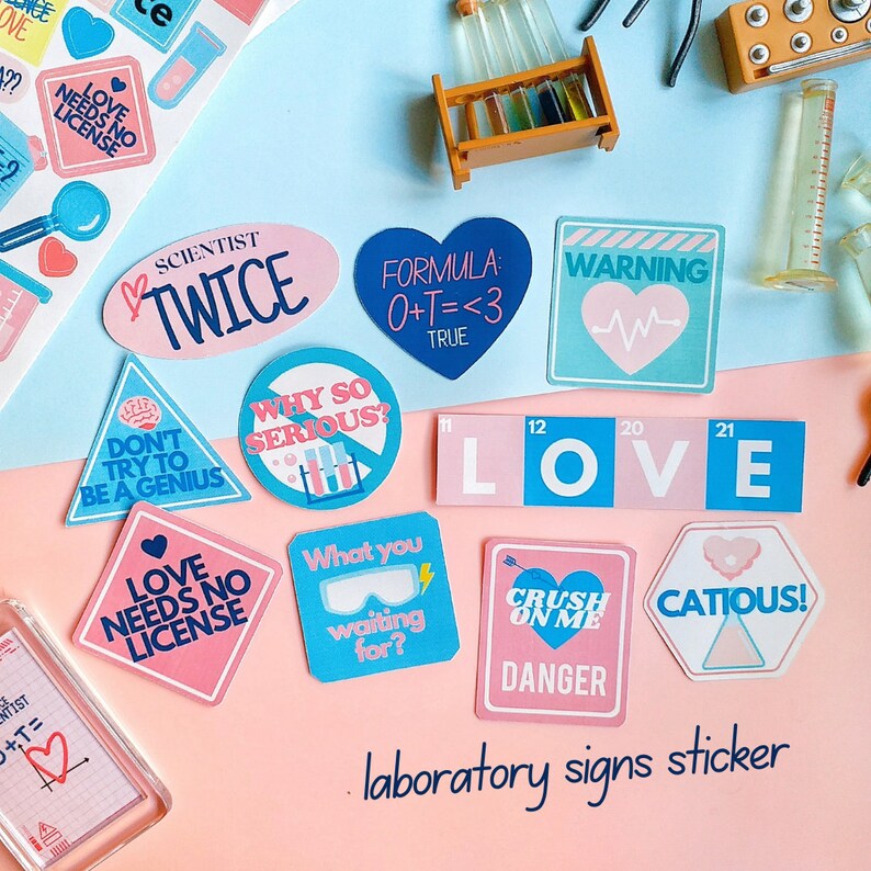 Kpop TWICE Scientist Theme Sticker / Twice Formula of Love / | Etsy