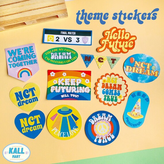 kpop nct dream hello future sticker kpop etsy hong kong