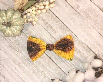 Sunflower Pup Bowtie | Pet Accessories | Pet Attire | Dog Clothes | Bowtie