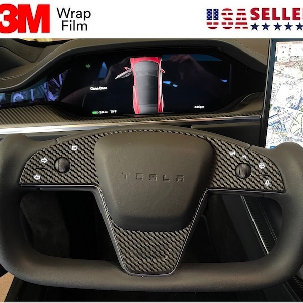 2021 - 2022 Tesla Model S / Model X Plaid & Long Range 3M Decal Wrap Overlay