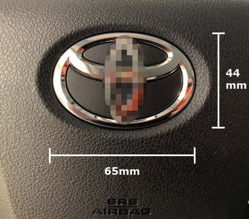 Toyota Steering Wheel Emblem Badge 3M Vinly Decal Sticker Wrap Etsy