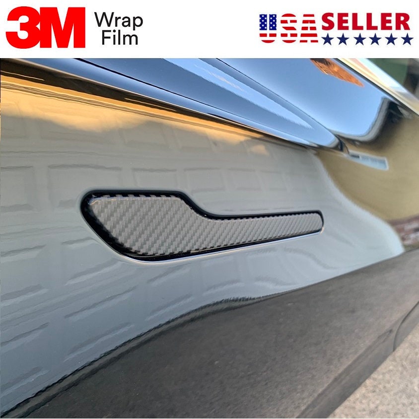 Tesla Model 3 / Model Y Door Handle 3M Full Coverage Chrome Etsy