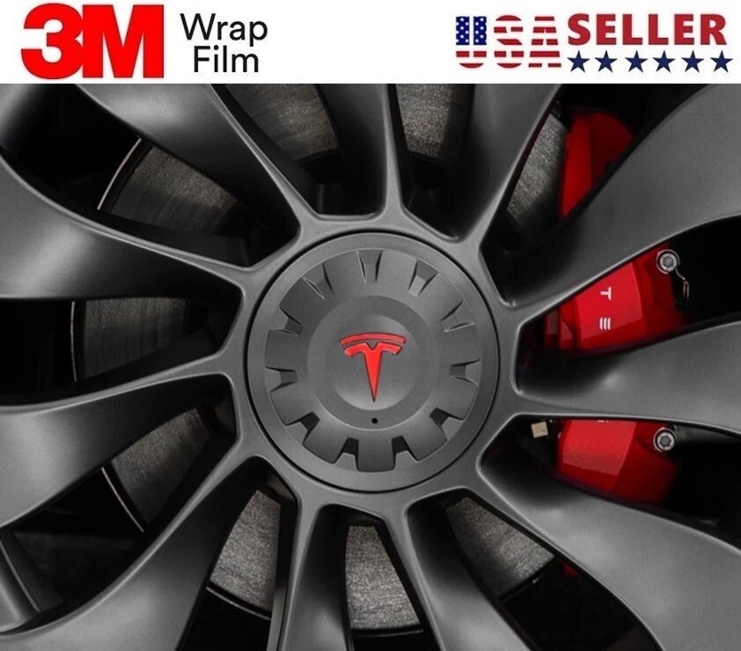 Tesla Model 3 / Y / S / X Uberturbine / Cyberstream / Arachnid Wheel Rim  Emblem Logo 3M Autocollant Décalcomanie -  France